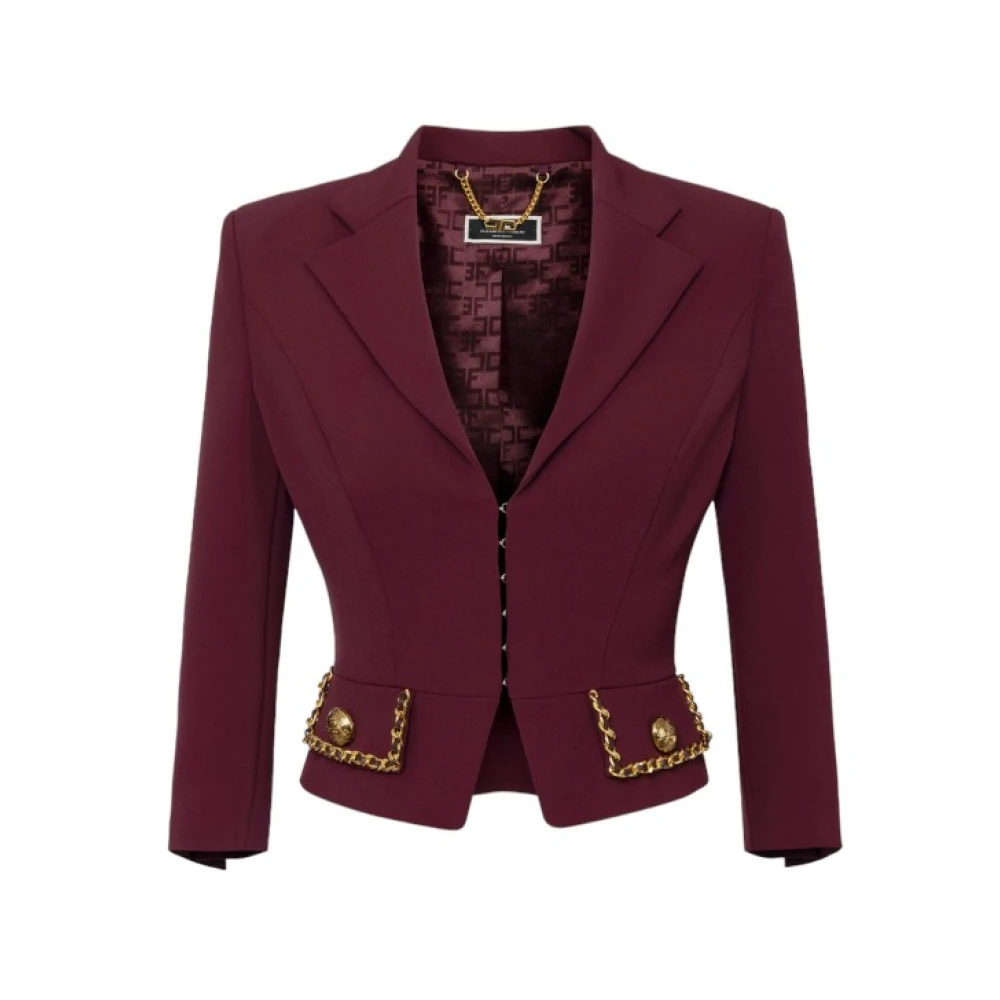Elisabetta Franchi Stijlvolle Damesjas Red Dames