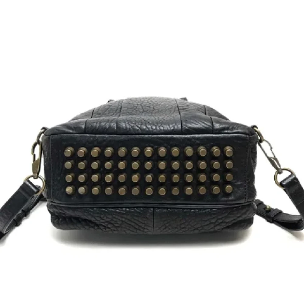Alexander Wang Pre-owned Leather shoulder-bags Black Unisex