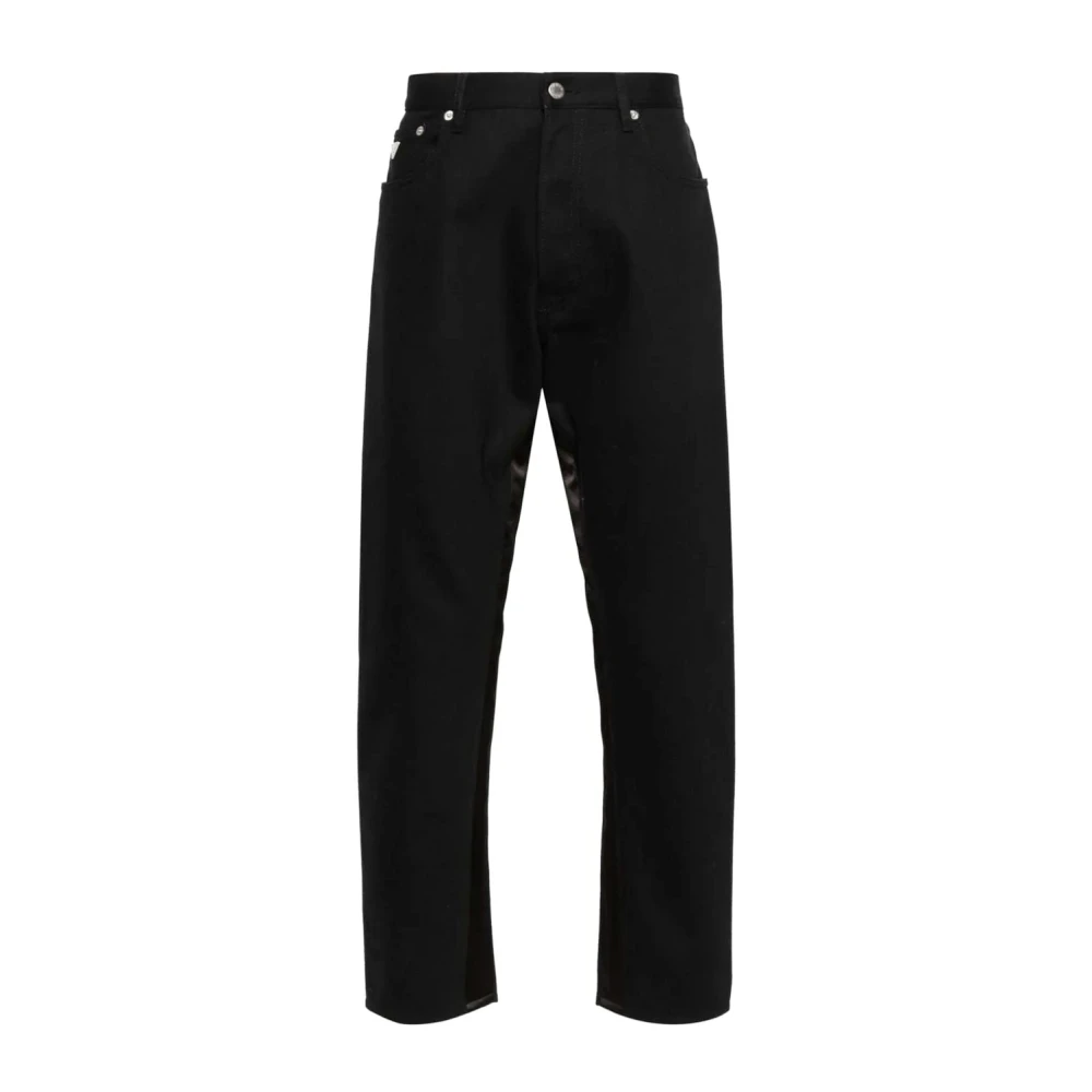 Prada Corduroy Broek met Rechte Pasvorm Black Heren