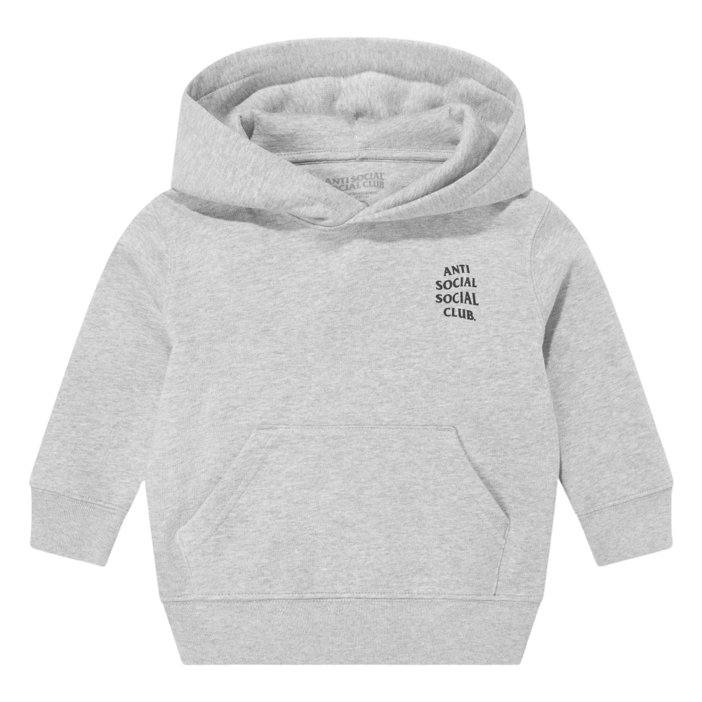 Anti Social Social Club Unisex Kids Gray Kids Sweatshirts, 5 Y, Core Hoodie