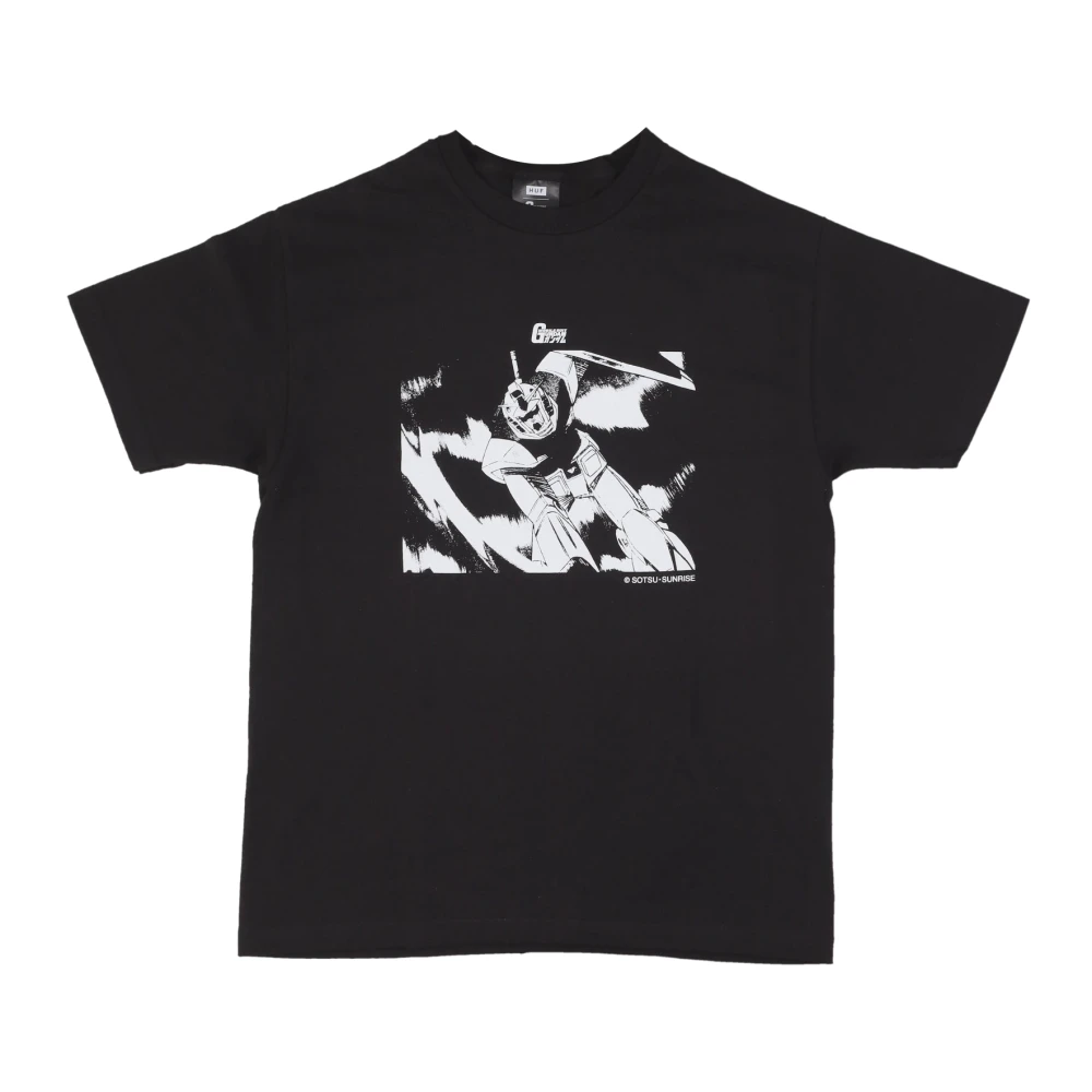 HUF Rising Tee X Gundam Zwart T-shirt Black Heren