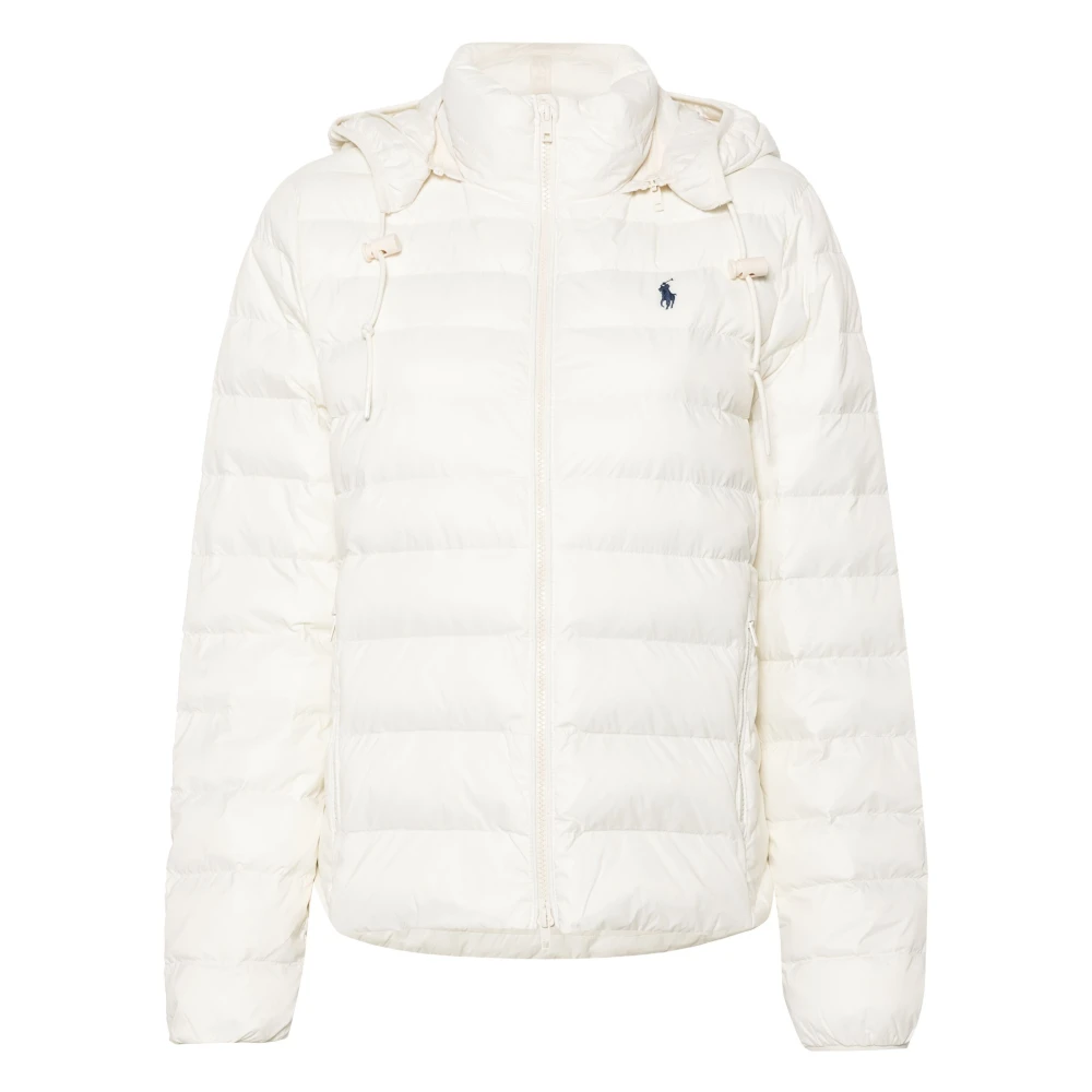 Ralph Lauren Packbar huva jacka White, Dam