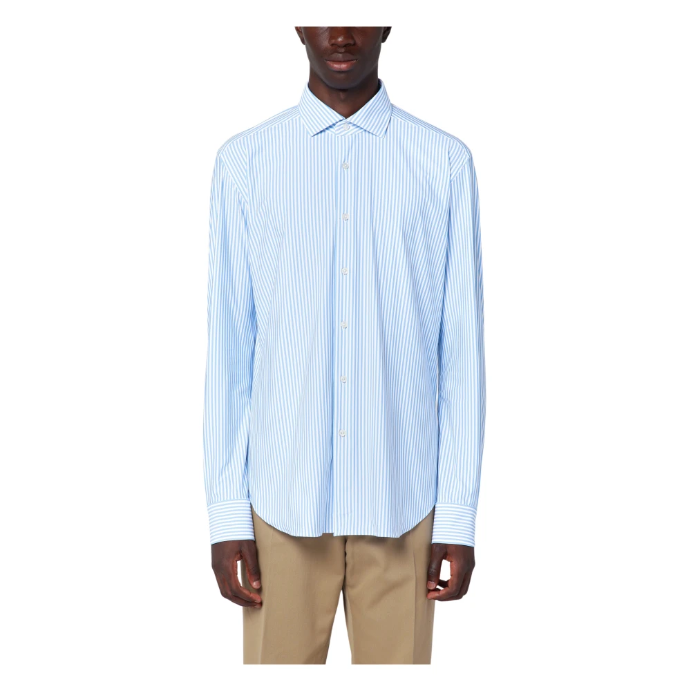 Xacus Lange mouwen actief overhemd Blue Heren