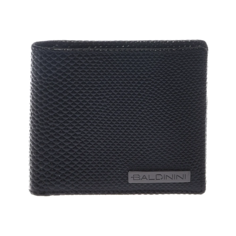 Baldinini Men's Blue Wallets & Cardholders, One Size, Lizard Print Wallet