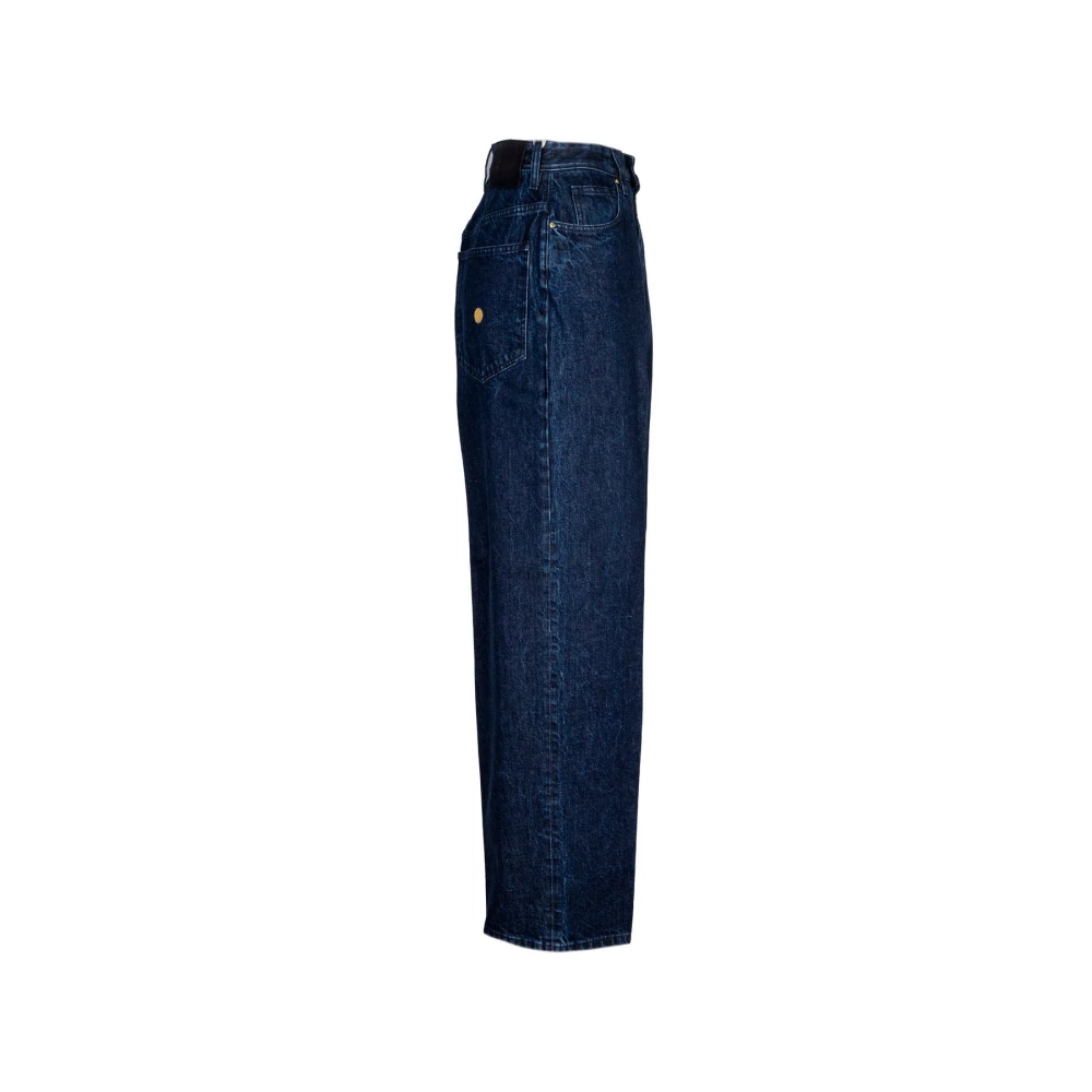 Don The Fuller Stijlvolle Wijde Broek Blue Dames
