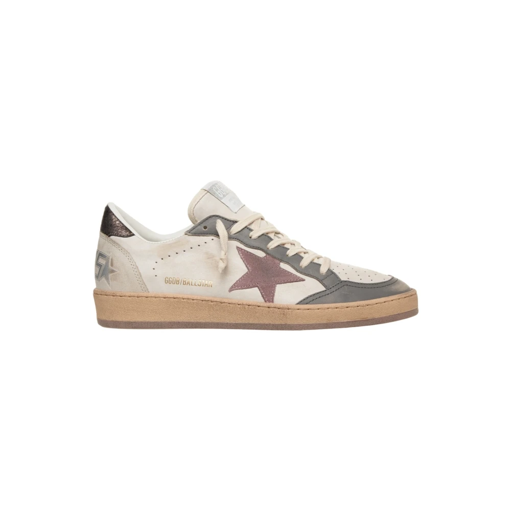 Golden Goose Women's Multicolor Sneakers,, Stylish Grey Trainers With Destroyed Look Size 4 Uk