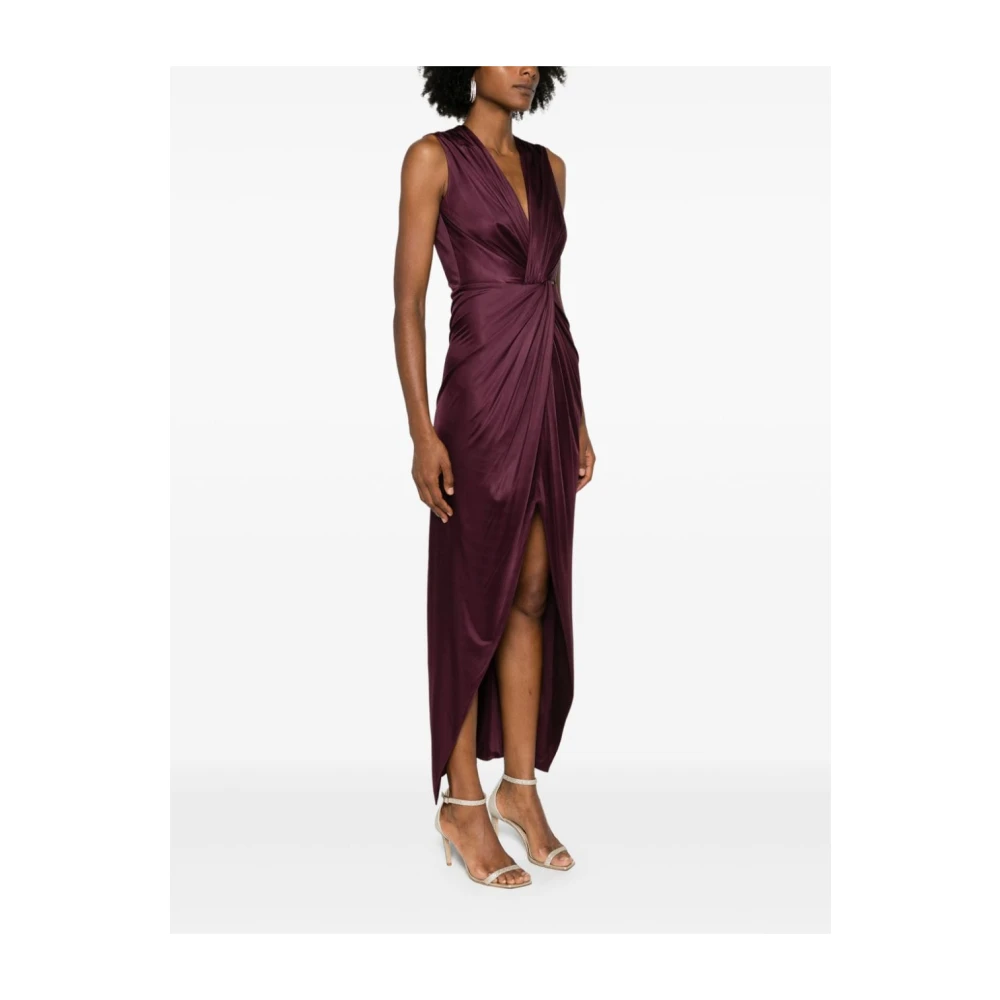 Costarellos Rode Elegante Jurk Aw24 Red Dames