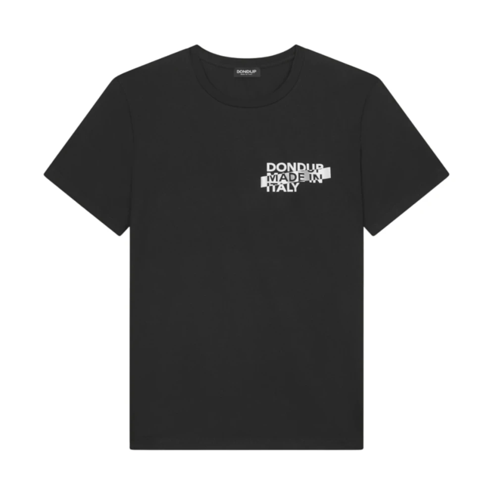 Dondup - Tops > T-Shirts - Black - Dondup - Modalova