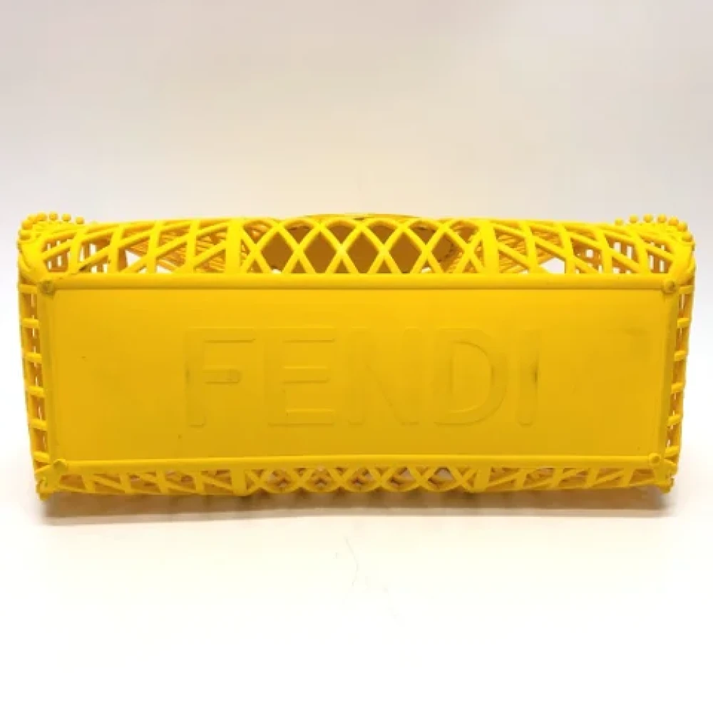 Fendi Vintage Pre-owned Fabric fendi-bags Yellow Dames