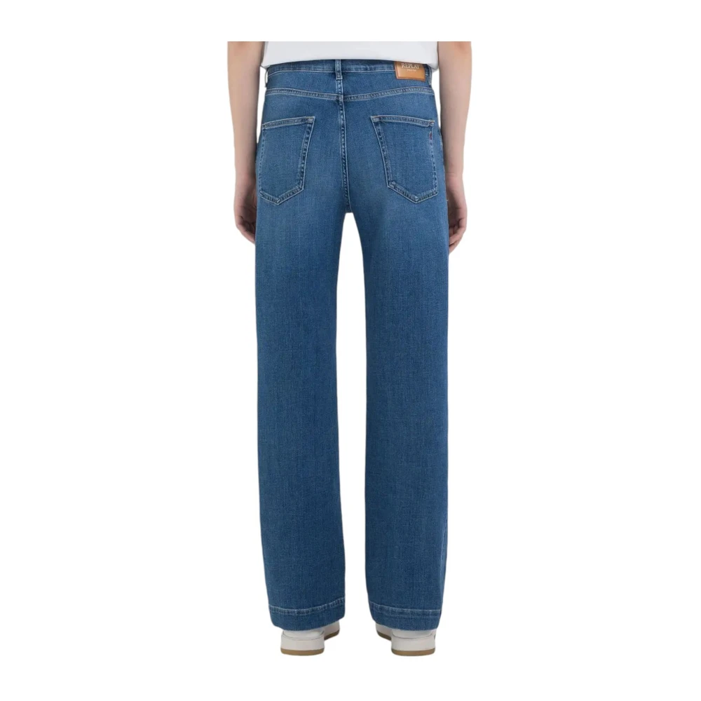 Replay Donkerblauwe Denim Jeans Blue Dames