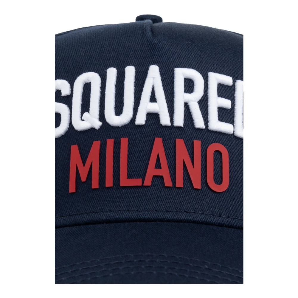 Dsquared2 Baseballpet Blue Heren