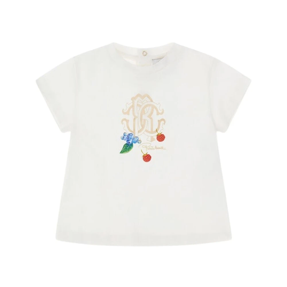Roberto Cavalli Women's White Rc Logo T-Shirt