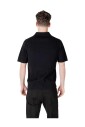 polo-en-coton-noir-linear