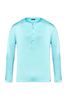 Silk Pajama Henley