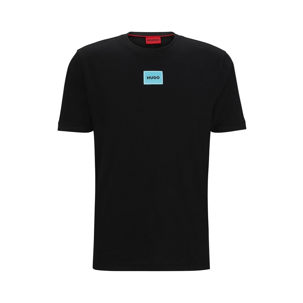 Hugo Boss Stijlvol T-shirt voor mannen Black Heren