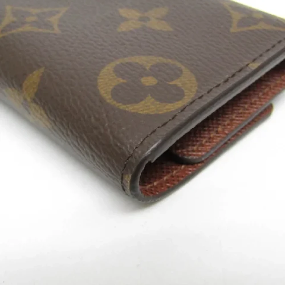 Louis Vuitton Vintage Pre-owned Fabric key-holders Brown Dames