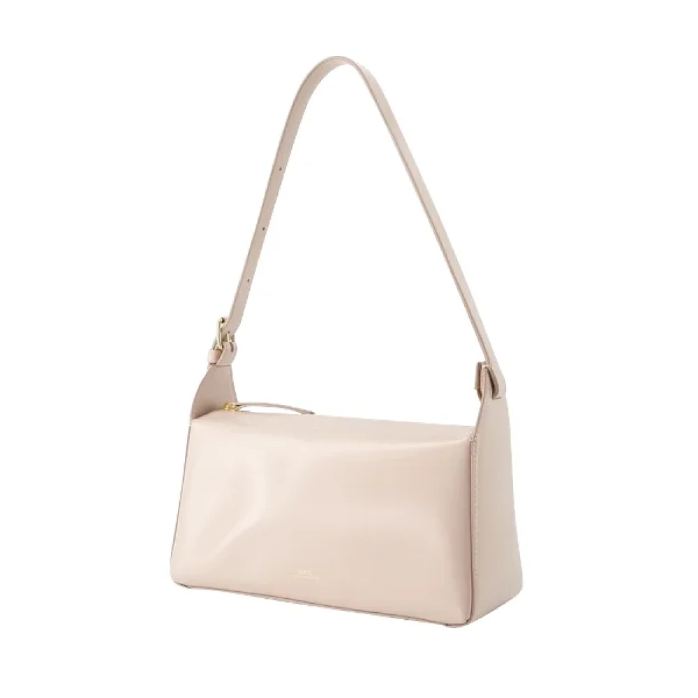 A.p.c. Leather shoulder-bags Gray Dames