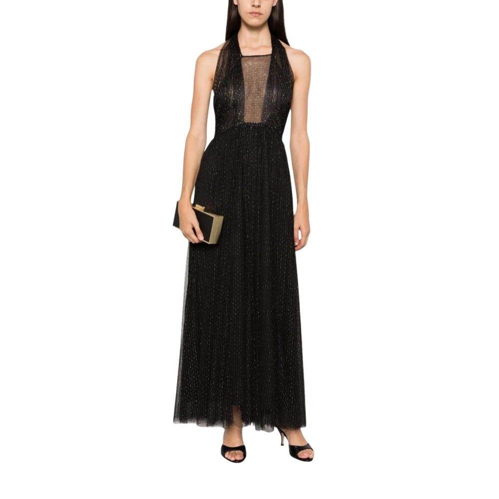 Twinset Donna Nero Abiti, S, New,