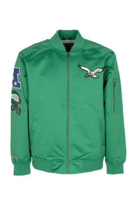 Philadelphia Eagles Lätt Satin Bomberjacka