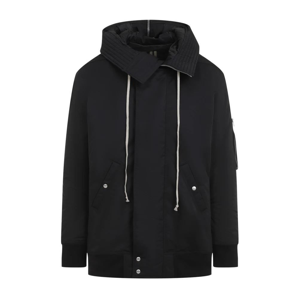 Rick Owens Zwarte jas voor mannen Black Heren