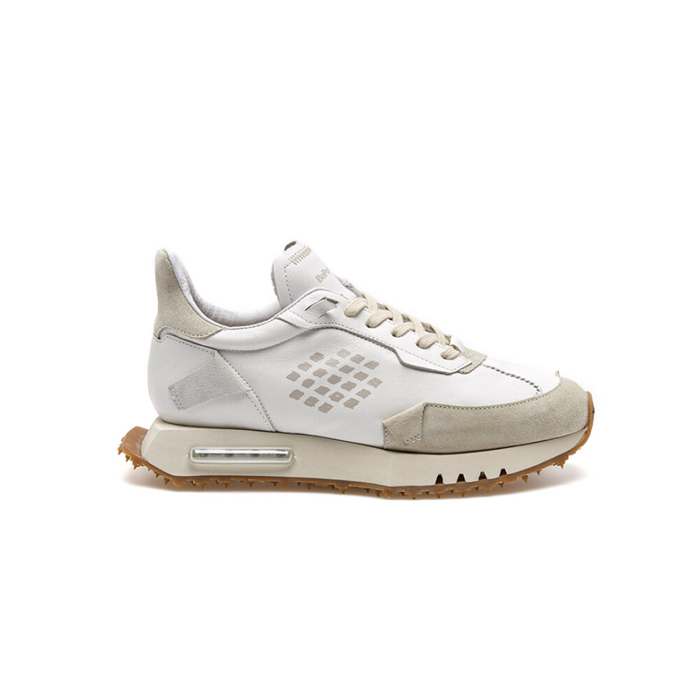 スニーカー Bepositive F4CUPRACE01/TUF Sneakers Cuprace Wing - Pigment BePositive Cuprace Wing white and pink leather sneaker | H