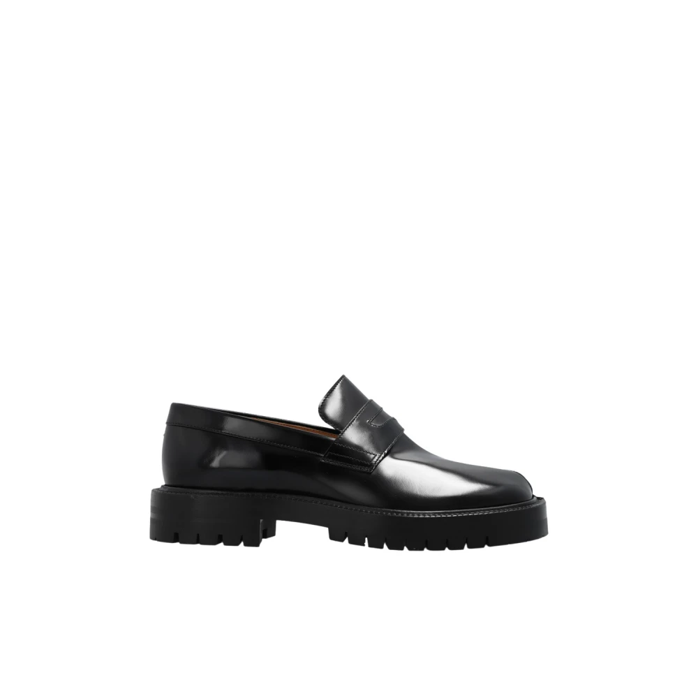 Maison Margiela Uomo Nero Mocassini "Tabi County" - Immagine 2