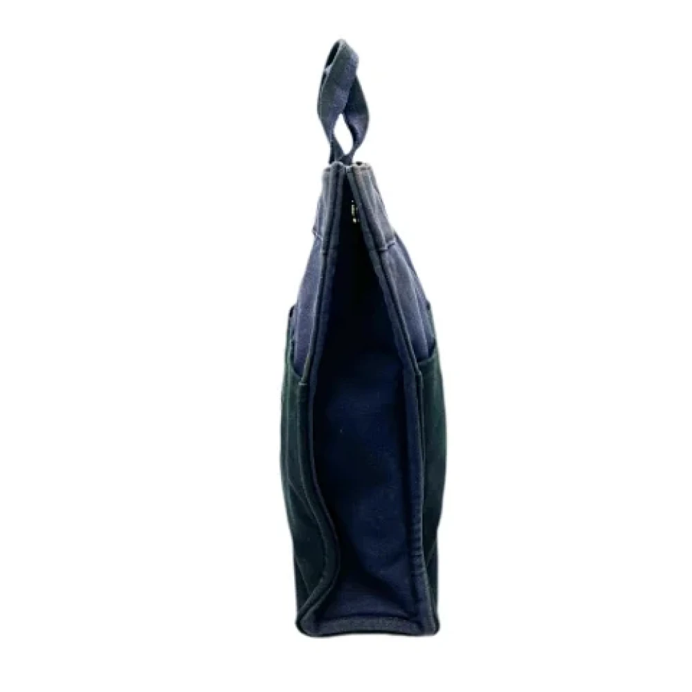 Hermès Vintage Pre-owned Fabric totes Blue Dames