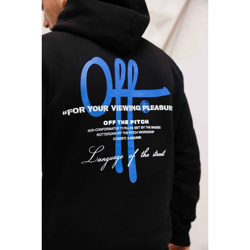 Off The Pitch Neo Heren Trainingspak Zwart Blauw Blue Heren