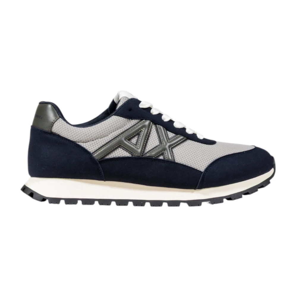 Armani Exchange Uomo Blu Scarpe, 42 Eu, New,