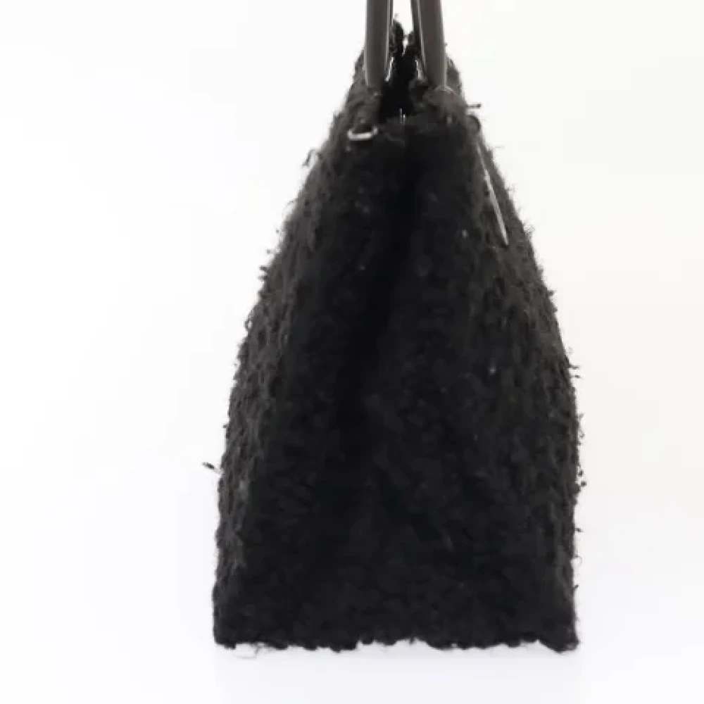 Salvatore Ferragamo Pre-owned Canvas handbags Black Dames