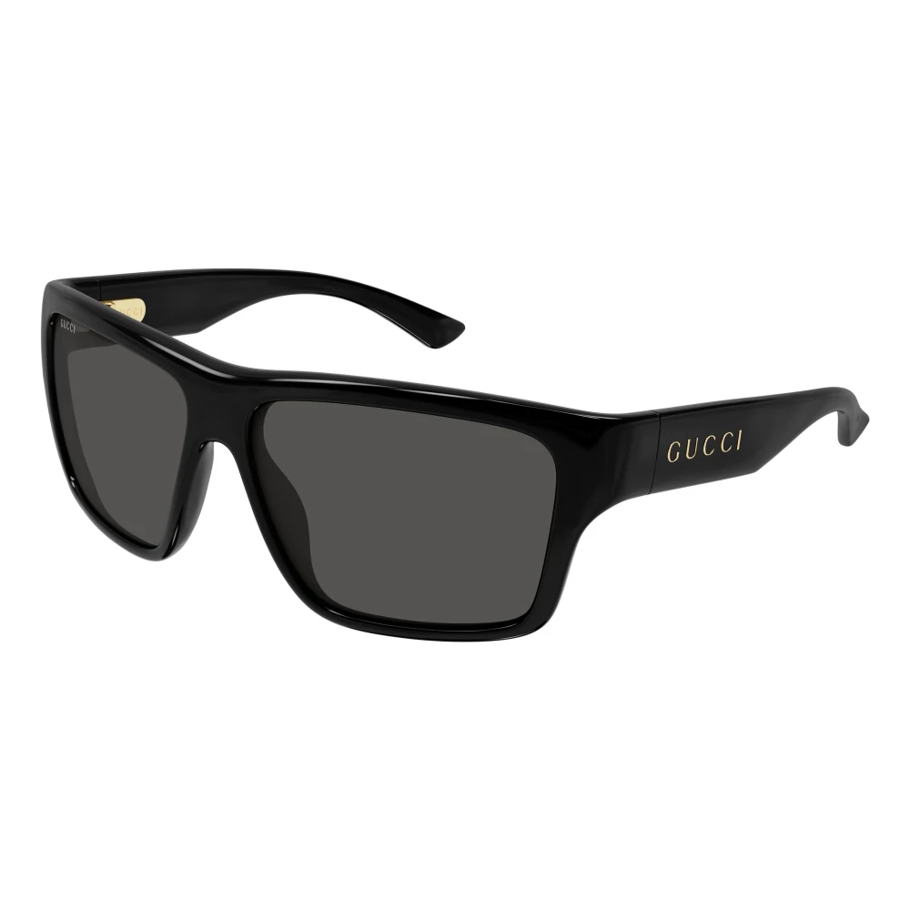 Gucci Geometric-Frame Sunglasses - Male - Sunglasses - Black - 59 Mm - Accessories