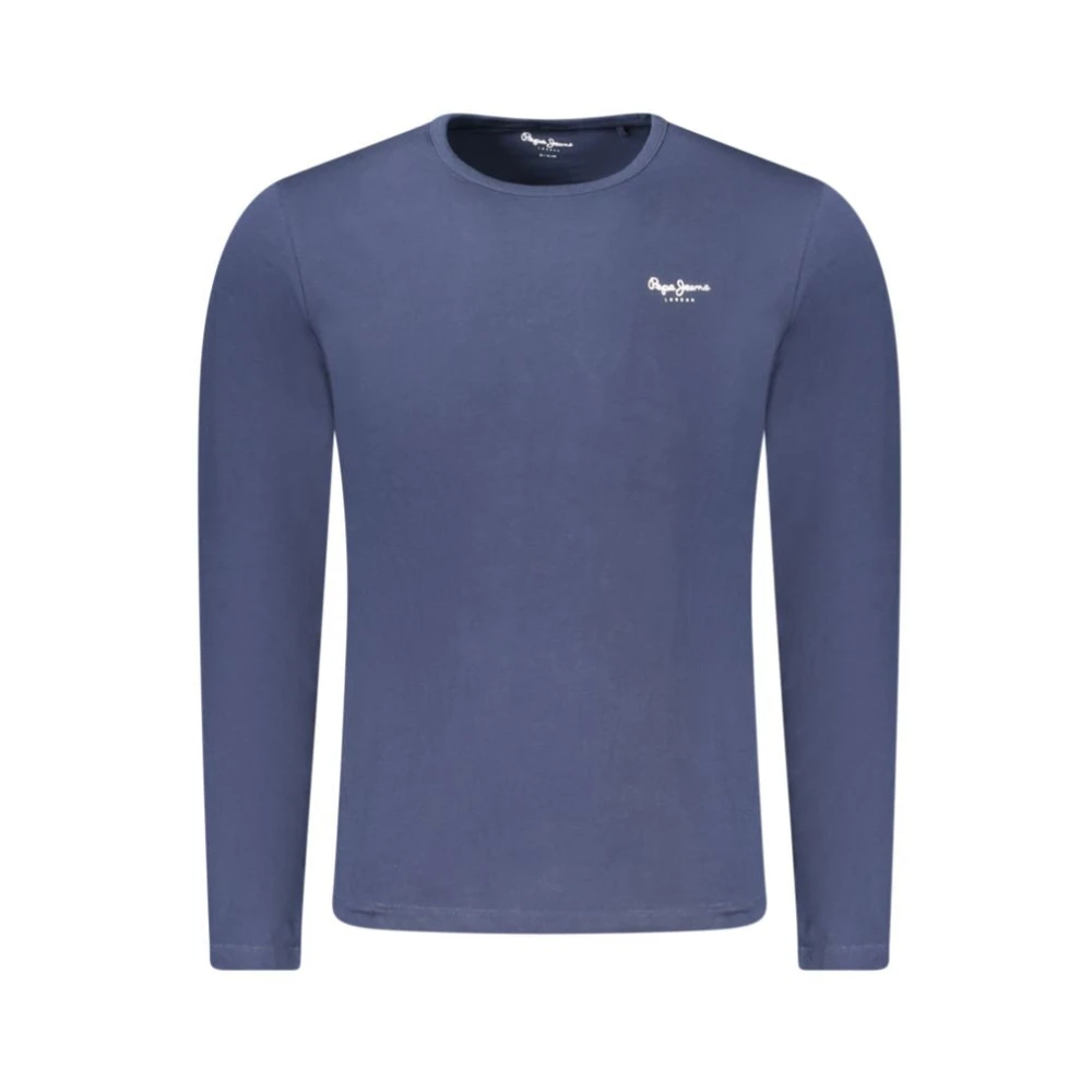 Pepe Jeans , Long Sleeve T-Shirts, Male, Blue, 2XL, Long Sleeve T-Shirt - Image 4