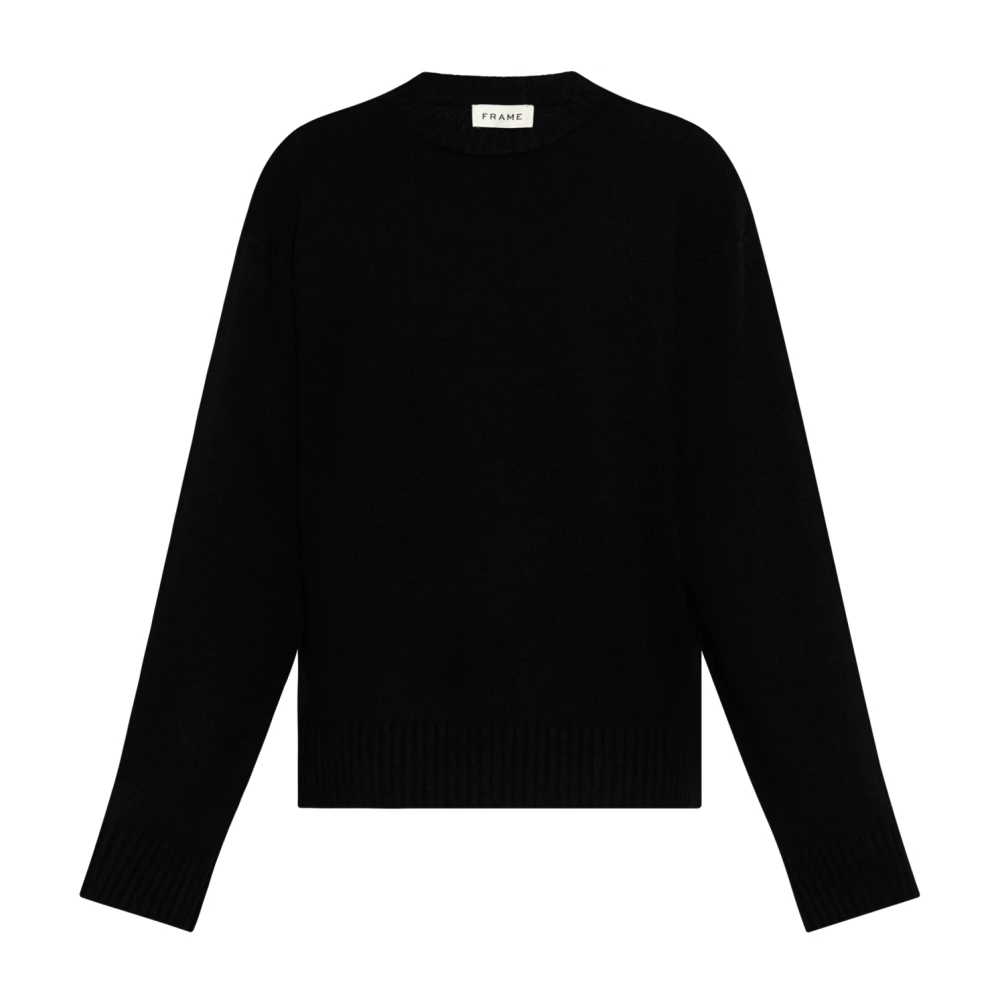 Frame Uomo Nero - Crew Neck Cashmere Sweater - Knitwear - L