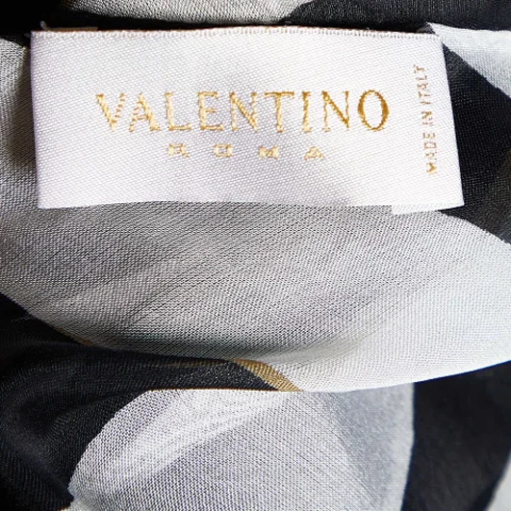 Valentino Vintage Pre-owned Silk tops Multicolor Dames