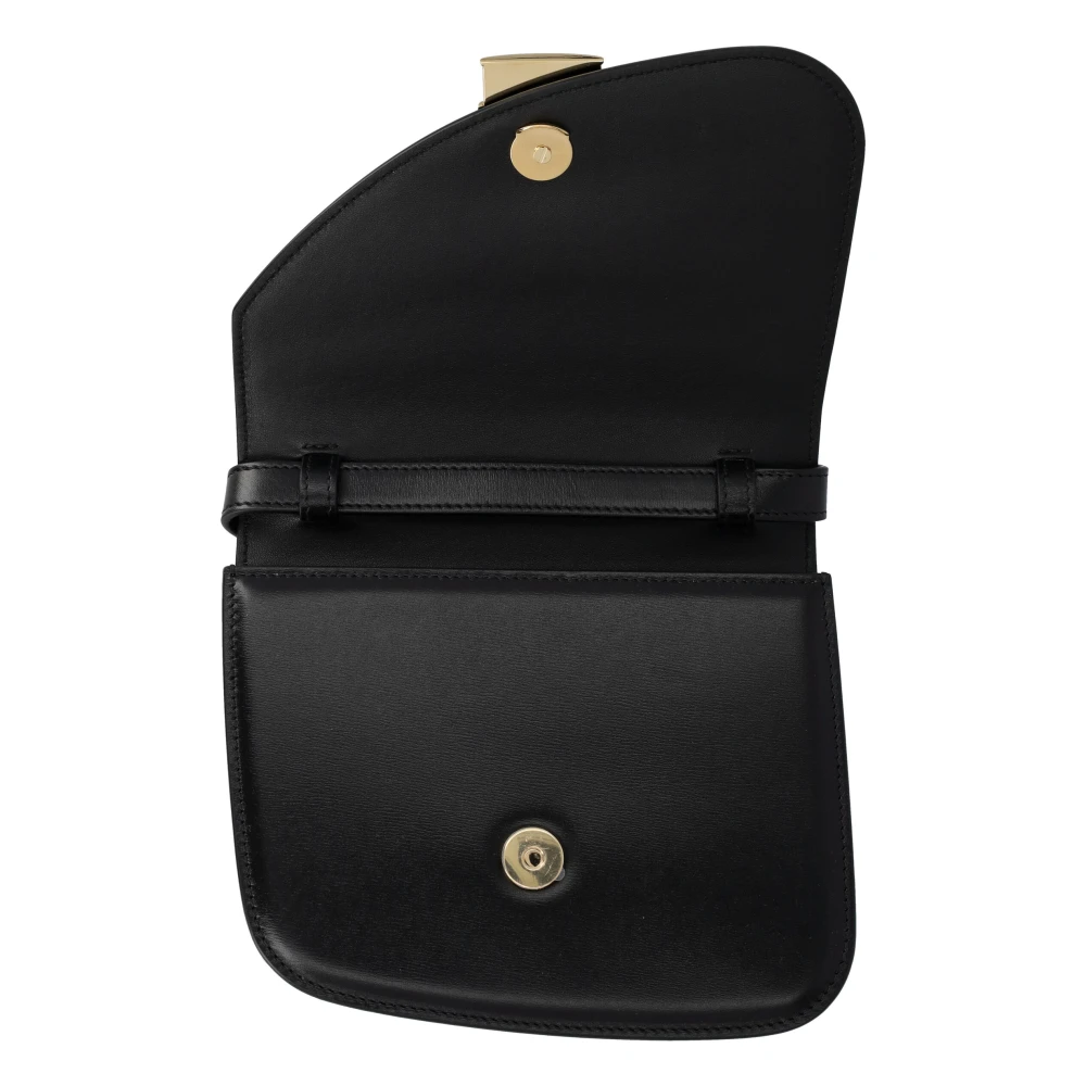 Salvatore Ferragamo Flame Rode Schoudertas Black Dames