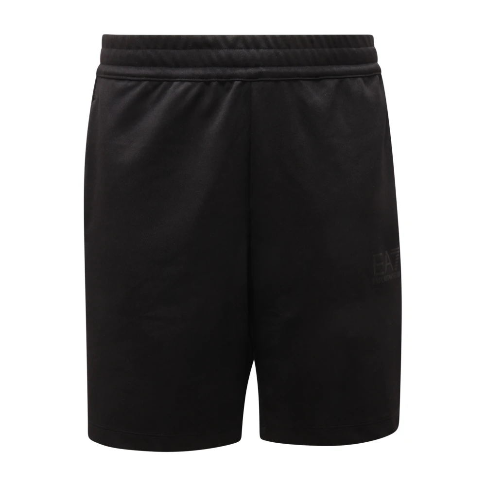 Armani Herren Schwarz Bermuda Slim Lurex Shorts