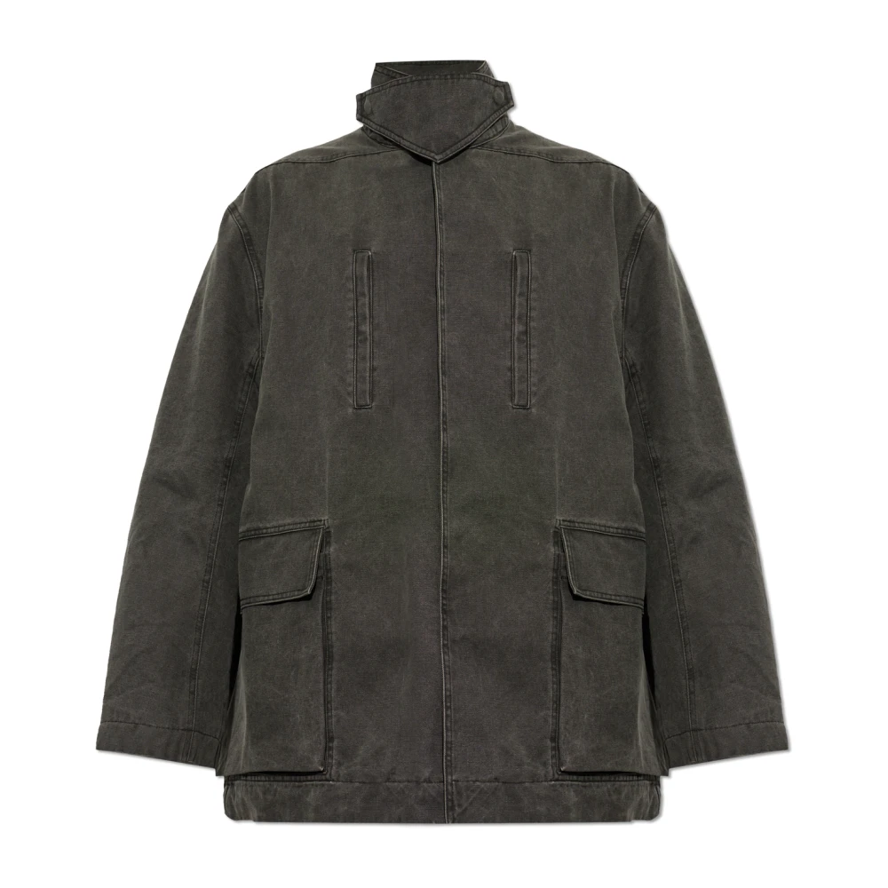 Rick Owens Uomo Grigio Giacche, M, New,