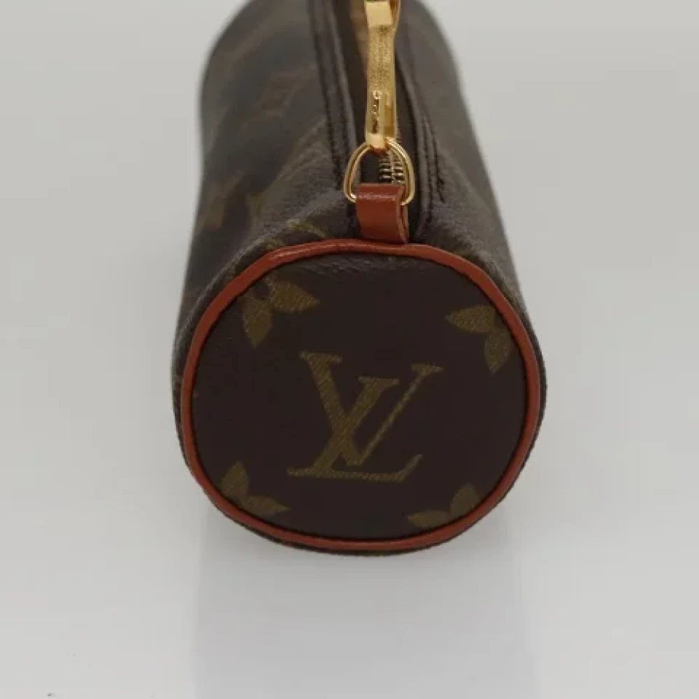 Louis Vuitton Vintage Pre-owned Canvas clutches Brown Dames