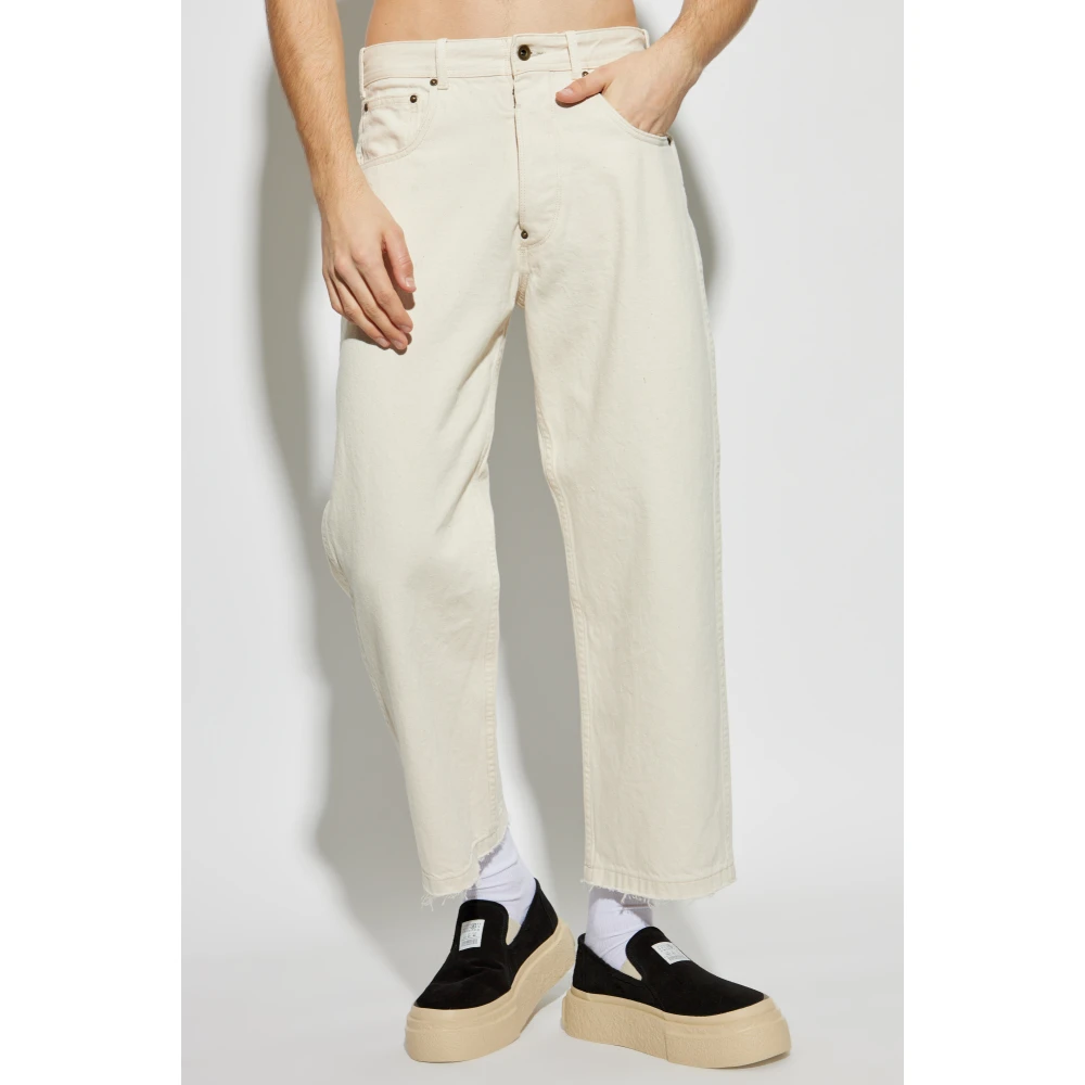 Maison Margiela Jeans met gesp Beige Heren