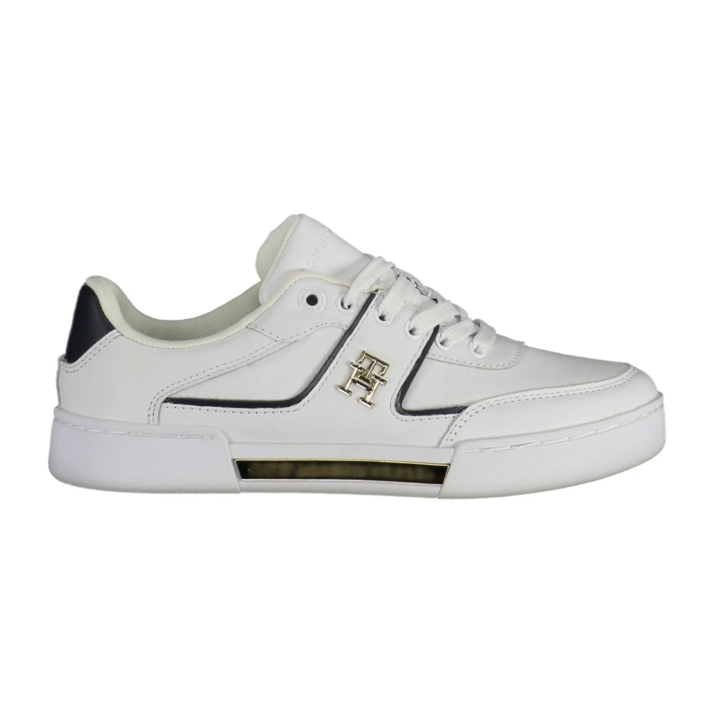 Tommy Hilfiger Women's White Eco-Friendly Trainers With Classic Design - Sneakers - 3 Uk- Shoes