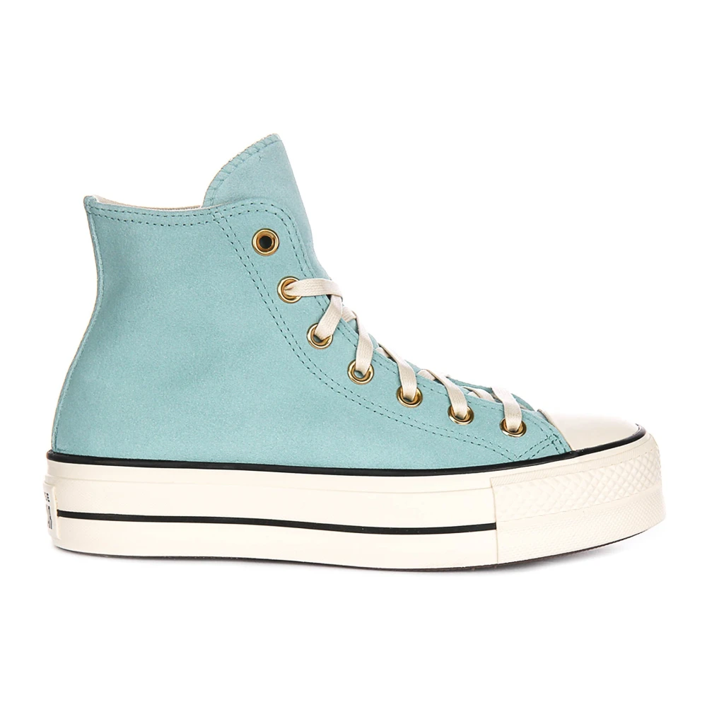 Converse Women's Blue Sneakers, 4 Uk, Platform Trainers White