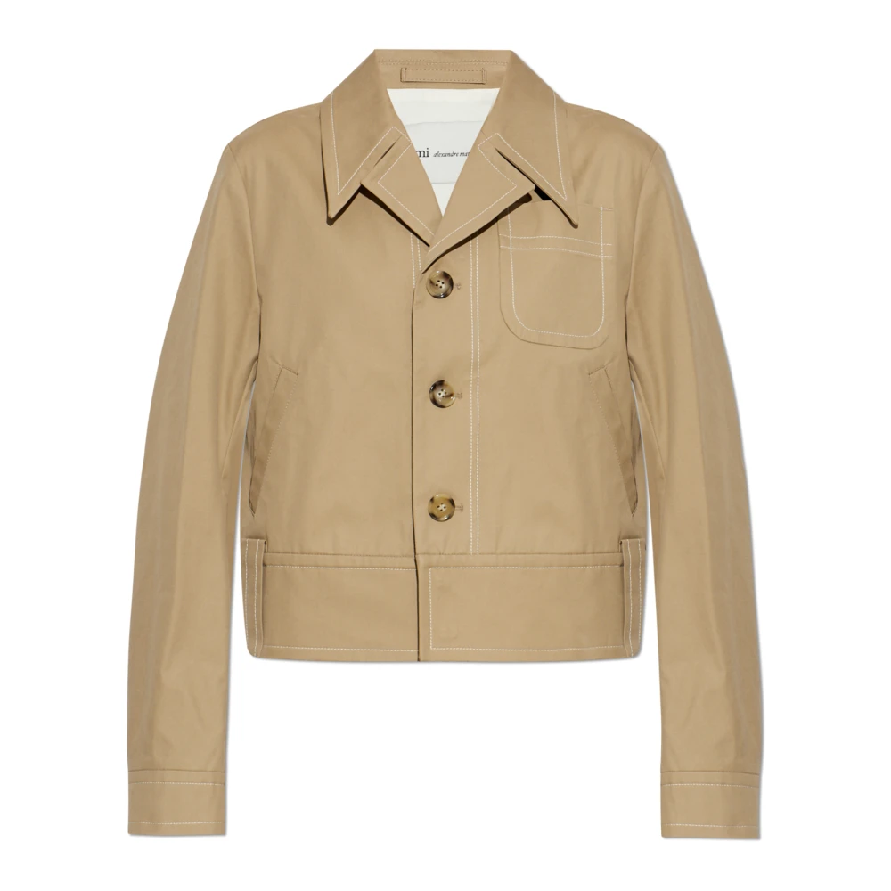 Ami Paris Donna Marrone Giacche, Xs, New,