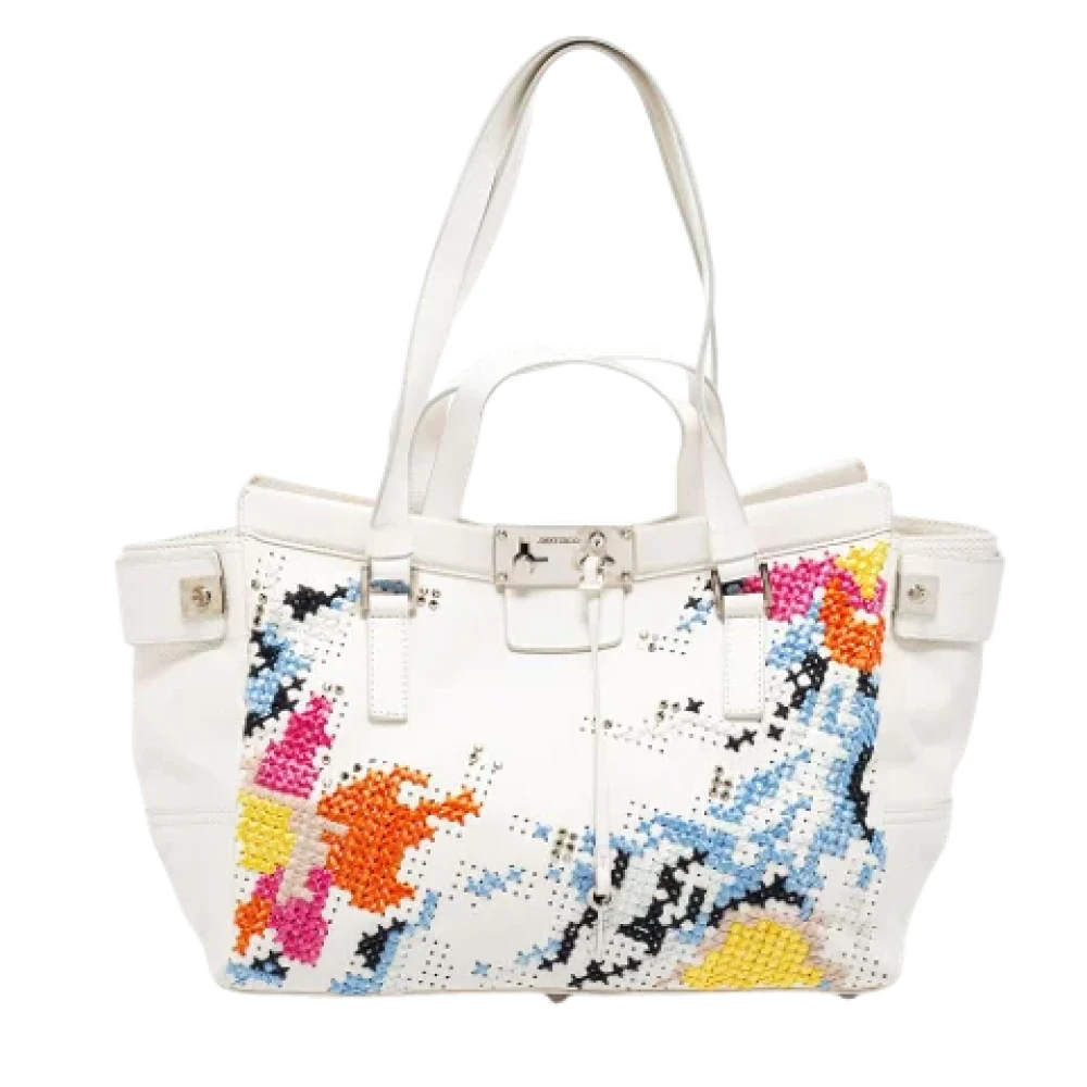 Jimmy Choo Pre-owned Leather totes Multicolor Dames
