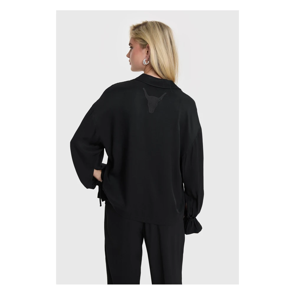Alix The Label Zwarte Blouse Black Dames