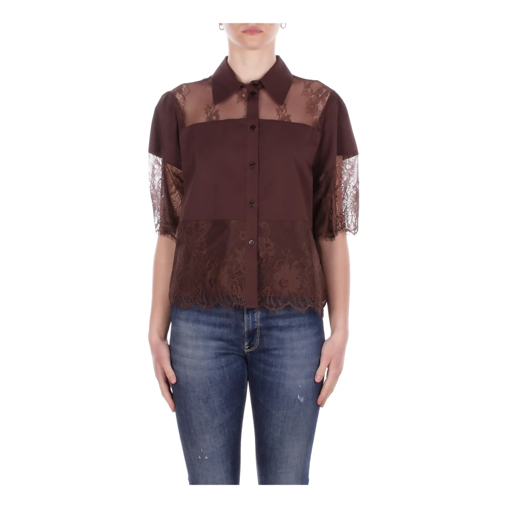 Blugirl Mujer Marrón Blusas Y Camisas, Talla: M