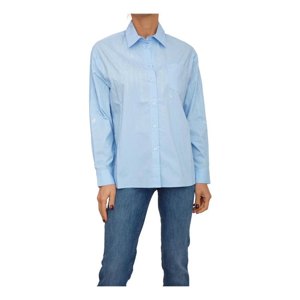 Liu Jo Donna Blu Camicette S, New,