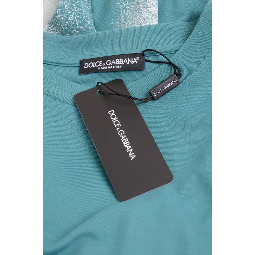 Dolce & Gabbana Heren T-shirt korte mouw Green Heren