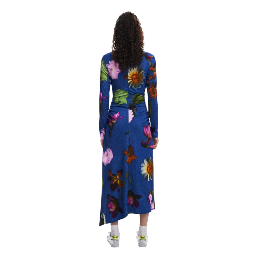Desigual Lange Jurken Collectie in Viscose Mix Multicolor Dames