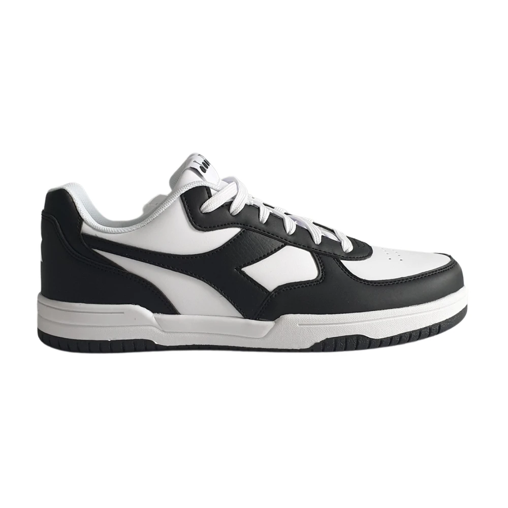 Diadora Women's Black Sneakers, 7 Uk, Low Raptor Trainers