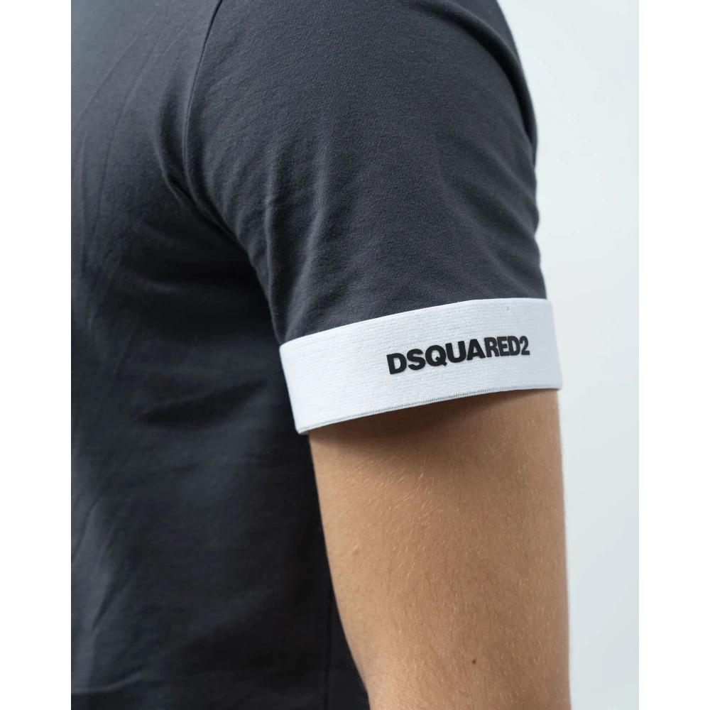 Dsquared2 Klassiek Ronde Hals T-Shirt Gray Heren